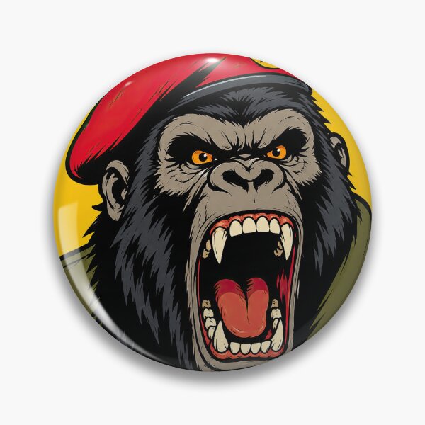 Item preview, Screaming Gorilla Mascot Skate Style Illustration designed and sold by obstinator.