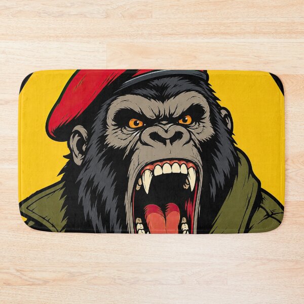 Item preview, Screaming Gorilla Mascot Skate Style Illustration designed and sold by obstinator.