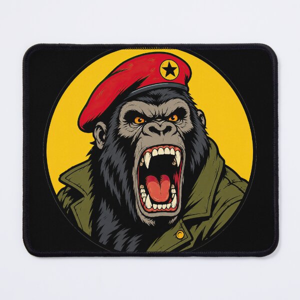 Item preview, Screaming Gorilla Mascot Skate Style Illustration designed and sold by obstinator.