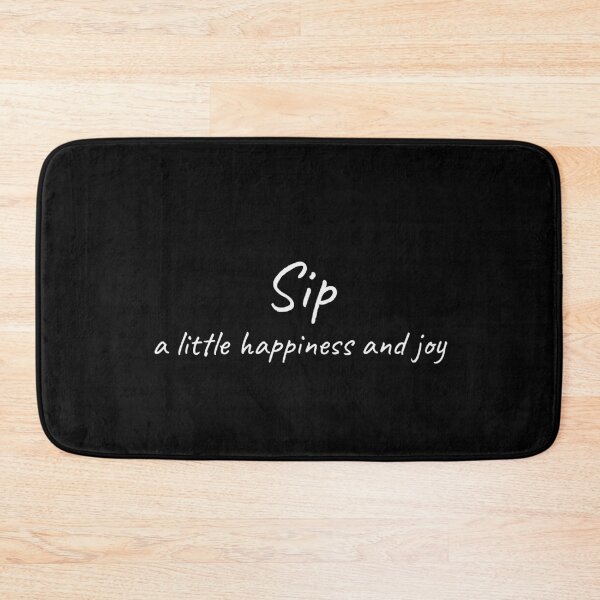 Item preview, A Sip of Happiness and Joy Feel Good Tee designed and sold by low battery meme design.