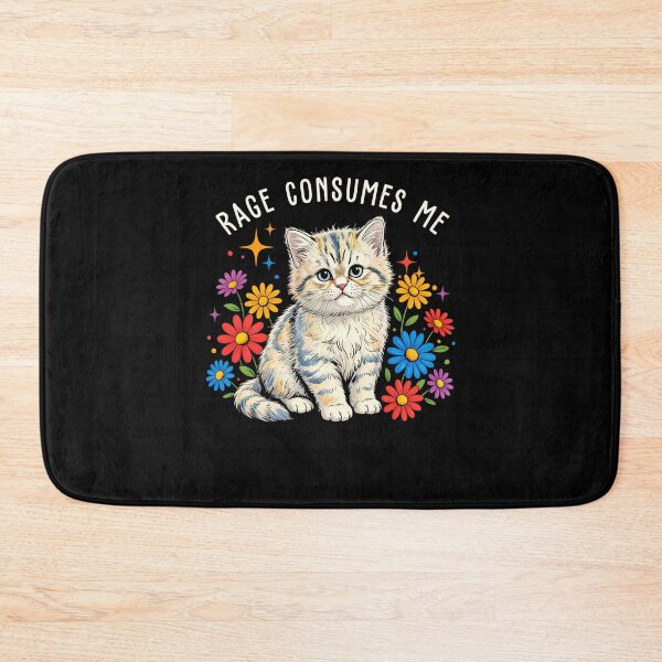 Item preview, Rage Consumes Me Cat designed and sold by charoen-design.