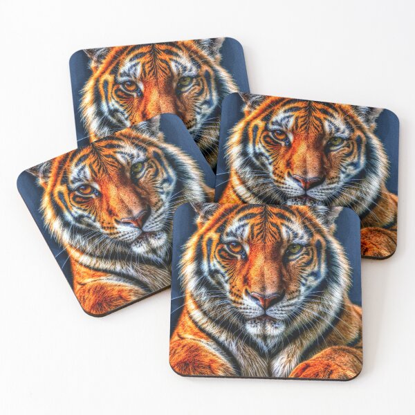 Item preview, Striking tiger portrait designed and sold by The Empire Of Digital Art..