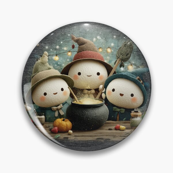 Item preview, Cute Halloween Witches Brewing Magical Autumn Potion designed and sold by colorful-white.