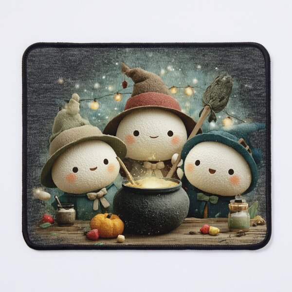 Item preview, Cute Halloween Witches Brewing Magical Autumn Potion designed and sold by colorful-white.