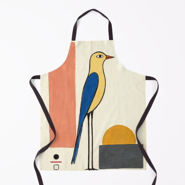 Item preview, Mid Century Modern Bird Art – "Standing at Sundown" designed and sold by Filora Atelier | Bird Art.