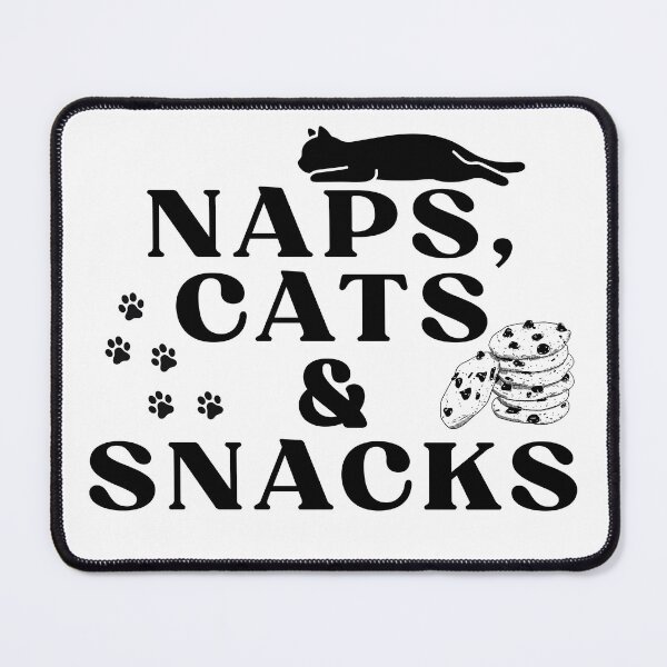 Item preview, Naps, Cats & Snacks designed and sold by NoodleBop.