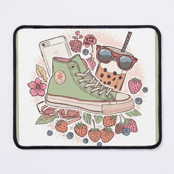 Item preview, Retro Strawberry Boba designed and sold by lifeinspired4u.