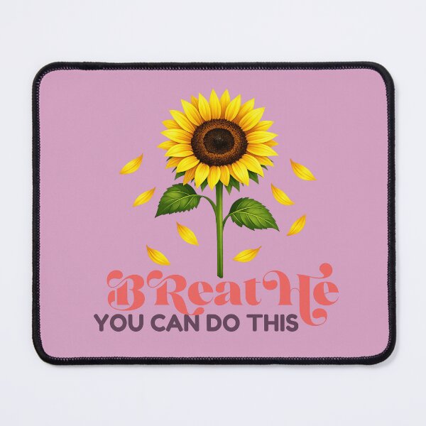 Item preview, Breathe You Can Do This Mental Health Affirmation Design designed and sold by WallMuseStudio .