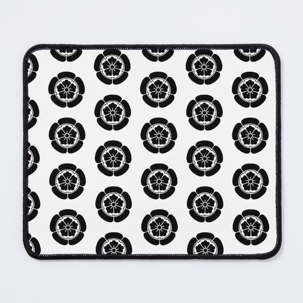 Item preview, Samurai Oda Mokko Nobunaga Oda Family Crest Black White Tile / Japanese Crest designed and sold by 戦国まーけっと SENGOKU MARKET.
