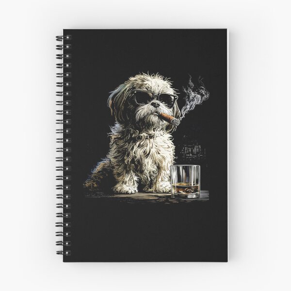 Item preview, Shih Tzu Drinking Whiskey Funny Dog Meme designed and sold by charoen-design.
