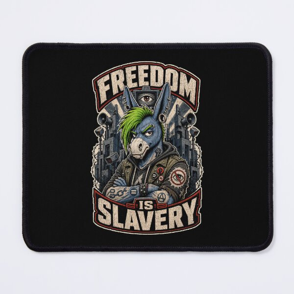 Item preview, Freedom Is Slavery | Anti-Socialist Resistance designed and sold by dwinburn.