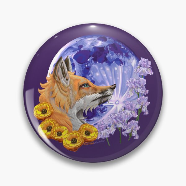 Item preview, Moongazing Fox -- Moonfox designed and sold by KrystalBStudios.
