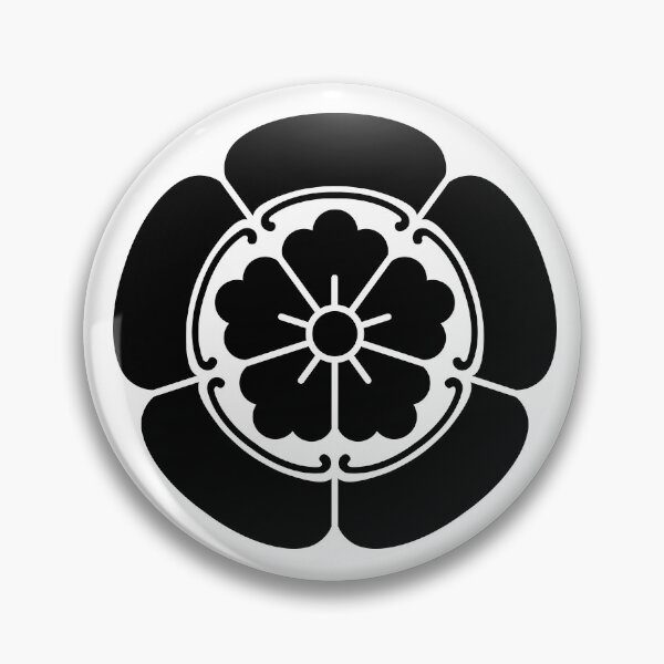 Item preview, Samurai Oda Mokko Nobunaga Oda Family Crest Black White / Japanese Crest  designed and sold by 戦国まーけっと SENGOKU MARKET.