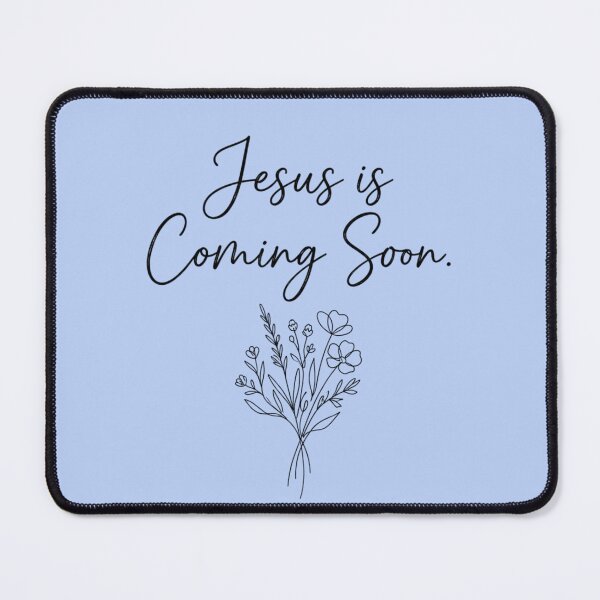 Item preview, Jesus is Coming Soon Christian Faith Shirt | Minimal Handwritten Religious Design designed and sold by Softbear Atelier.