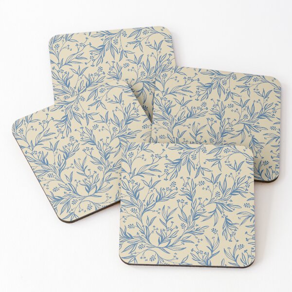 Item preview, Blue Floral · Floral background designed and sold by dacoparo.