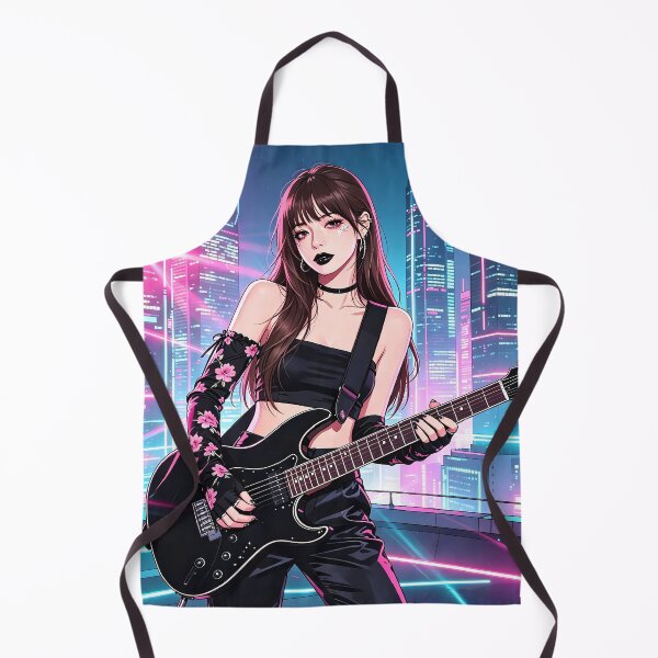 Item preview, Y2K Rock Star in Black with Guitar designed and sold by Bondingbonding.