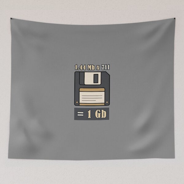 Item preview, 1.44 MB Floppy Disk Math Retro Tech Geek Computer Science Humor designed and sold by KiwiRider.