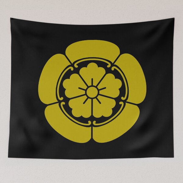 Item preview, Samurai Oda Mokko Nobunaga Oda Family Crest Faux Gold Black / Japanese Crest  designed and sold by 戦国まーけっと SENGOKU MARKET.