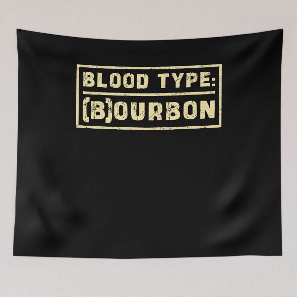Item preview, Blood Type Bourbon Funny designed and sold by studio-ssaam.