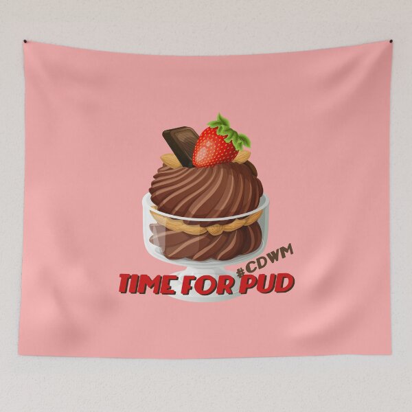 Item preview, Time For PUD! #CDWM (on Pink) designed and sold by PawsitiveMum3.