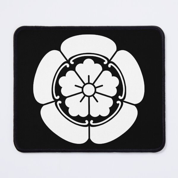 Item preview, Samurai Oda Mokko Nobunaga Oda Family Crest White Black / Japanese Crest designed and sold by 戦国まーけっと SENGOKU MARKET.