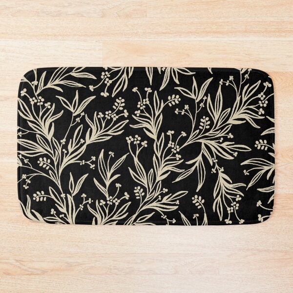 Item preview, Black Floral · Floral background designed and sold by dacoparo.