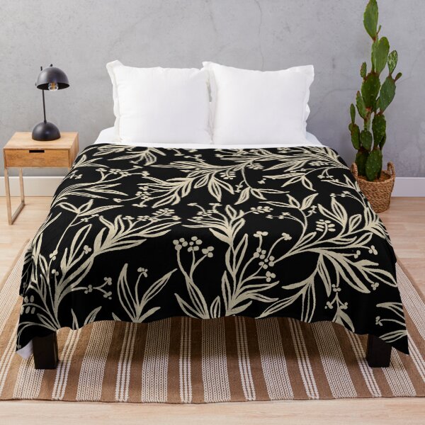 Item preview, Black Floral · Floral background designed and sold by dacoparo.