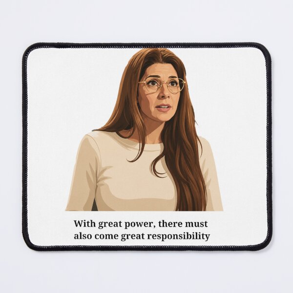 Item preview, Aunt May spiderman inspired vector art | Inspirational Responsibility Typography | Comic Inspired Design designed and sold by Fandom Universe.