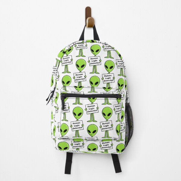 Item preview, Funny Alien Human Logic Detected designed and sold by Soft Mayhem Studio.