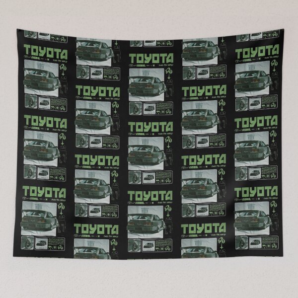 Item preview, Vintage Toyota AE86 Trueno Cyberpunk Poster Art designed and sold by AnibalProsacco.