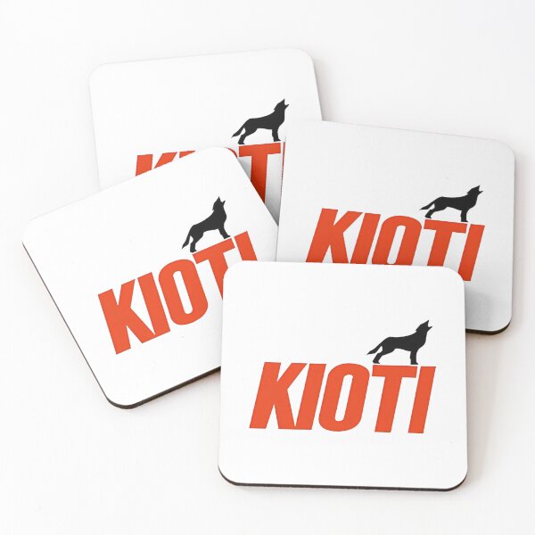 Item preview, Kioti Orange Logo Howling Wolf Silhouette designed and sold by AnibalProsacco.