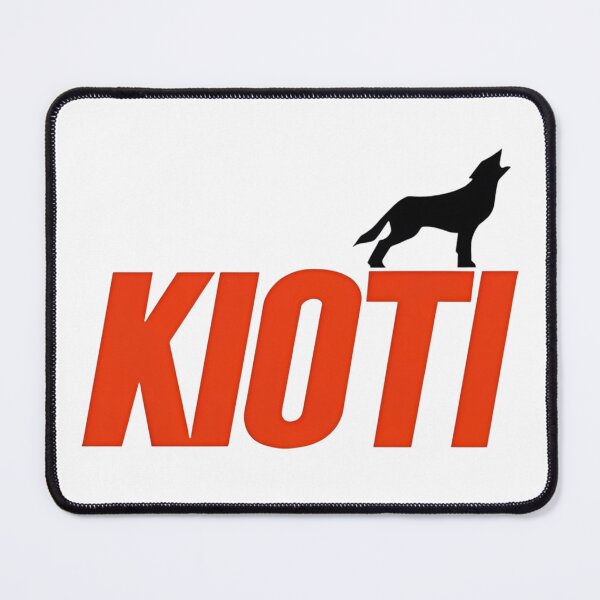 Item preview, Kioti Orange Logo Howling Wolf Silhouette designed and sold by AnibalProsacco.