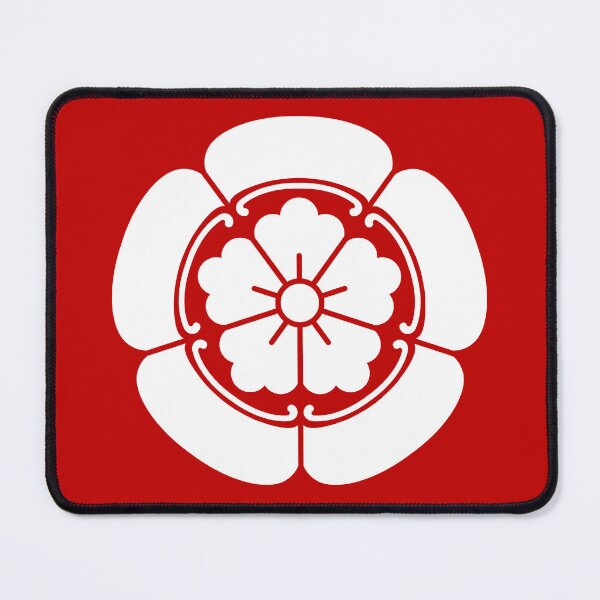 Item preview, Samurai Oda Mokko Nobunaga Oda Family Crest White Red / Japanese Crest  designed and sold by 戦国まーけっと SENGOKU MARKET.