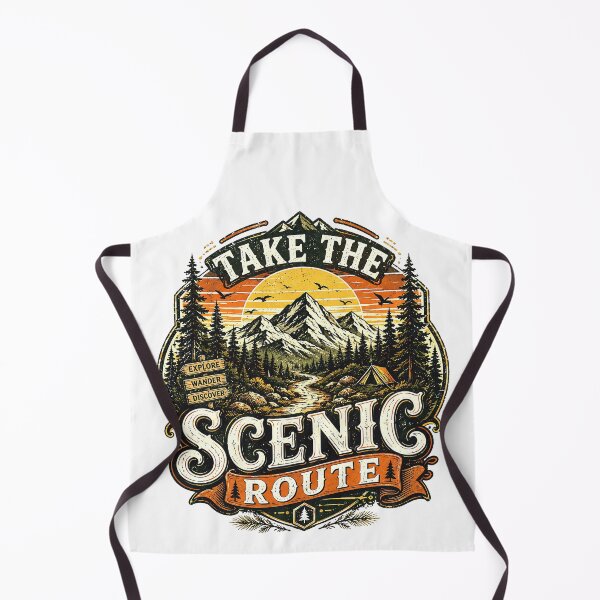 Item preview, Take the Scenic Route Vintage Hiking T-Shirt | National Park Adventure Tee designed and sold by Ahsacom.