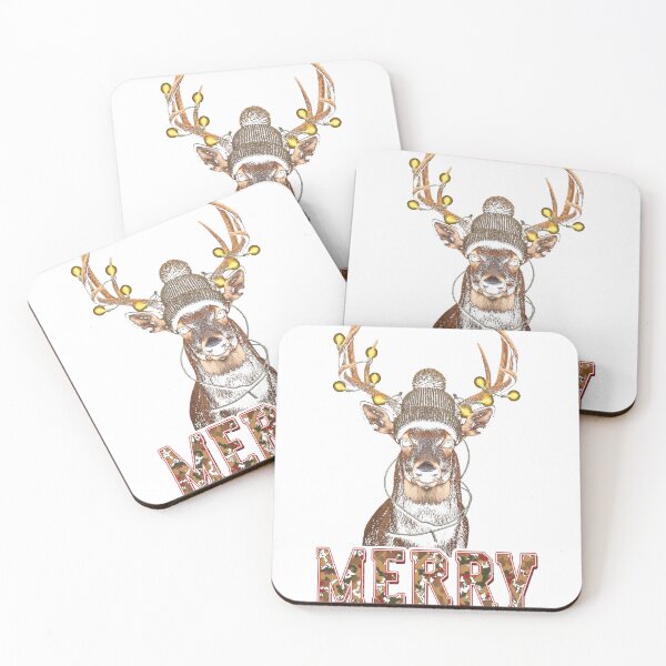 Item preview, Merry Christmas Camo Buck Deer Lights designed and sold by icm4639.