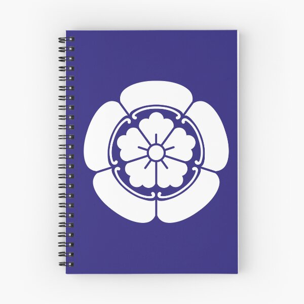 Item preview, Samurai Oda Mokko Nobunaga Oda Family Crest White Blue / Japanese Crest  designed and sold by 戦国まーけっと SENGOKU MARKET.