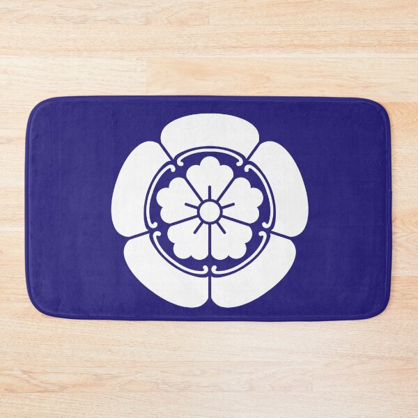 Item preview, Samurai Oda Mokko Nobunaga Oda Family Crest White Blue / Japanese Crest  designed and sold by 戦国まーけっと SENGOKU MARKET.