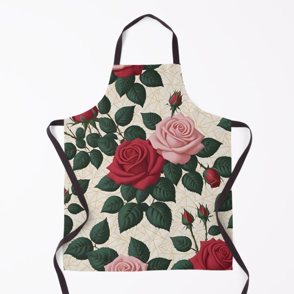 Item preview, Vintage Inspired Rose Pattern with Decorative Leaf Details. designed and sold by MissYouONLY.