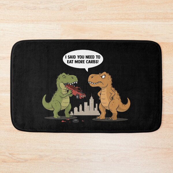 Item preview, Carbs dinosaur - funny greedy car eating monster pun designed and sold by messy-nessie.