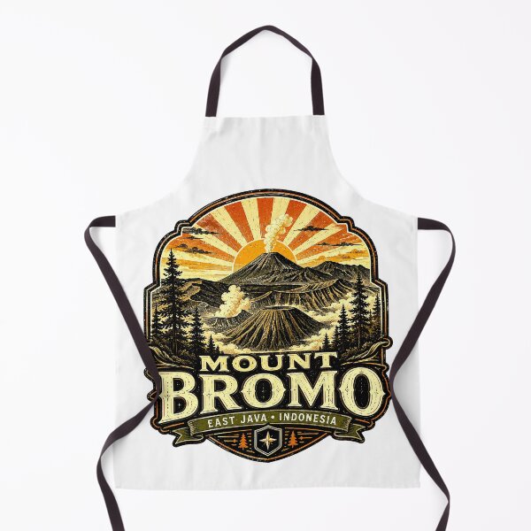 Item preview, Mount Bromo East Java Indonesia Vintage National Park Adventure T-Shirt designed and sold by Ahsacom.
