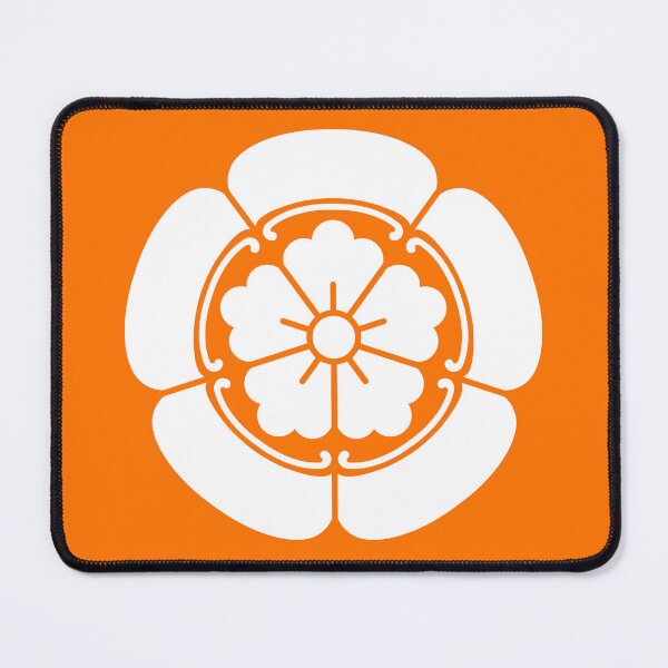 Item preview, Samurai Oda Mokko Nobunaga Oda Family Crest White Orange / Japanese Crest designed and sold by 戦国まーけっと SENGOKU MARKET.