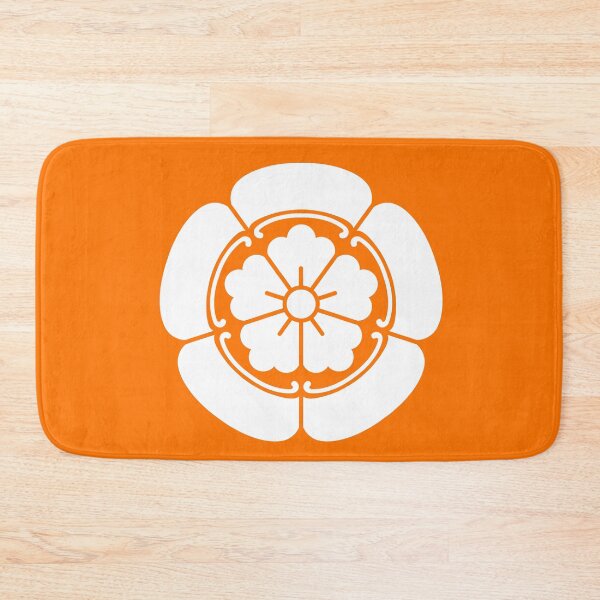 Item preview, Samurai Oda Mokko Nobunaga Oda Family Crest White Orange / Japanese Crest  designed and sold by 戦国まーけっと SENGOKU MARKET.