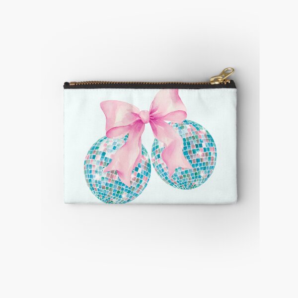 Item preview, Disco Ball with Bow Sticker designed and sold by DesignPMG.