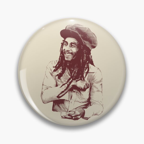 Item preview, Bob Marley rolling- halftone designed and sold by ChimyandFunky.