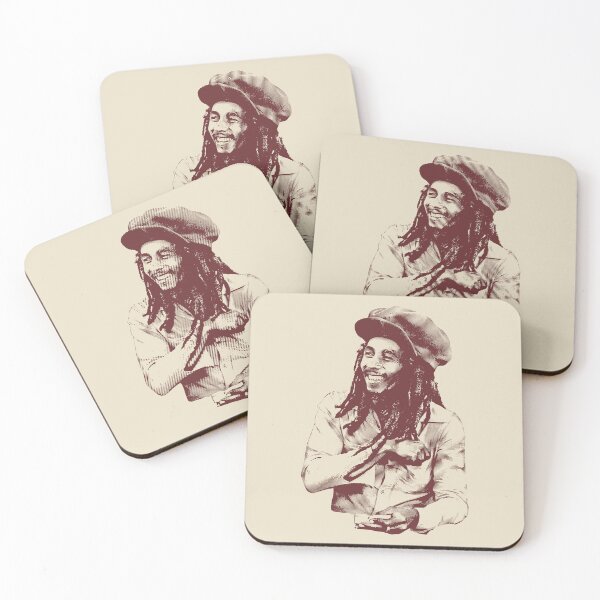 Item preview, Bob Marley rolling- halftone designed and sold by ChimyandFunky.