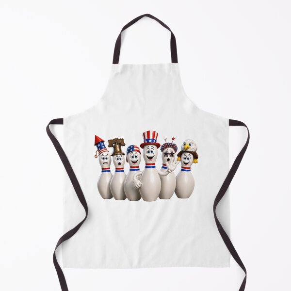 Item preview, Independence Day Cartoon Bowling Pins designed and sold by Scott Hayes.