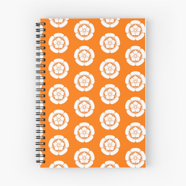 Item preview, Samurai Oda Mokko Nobunaga Oda Family Crest White Orange Tile / Japanese Crest  designed and sold by 戦国まーけっと SENGOKU MARKET.