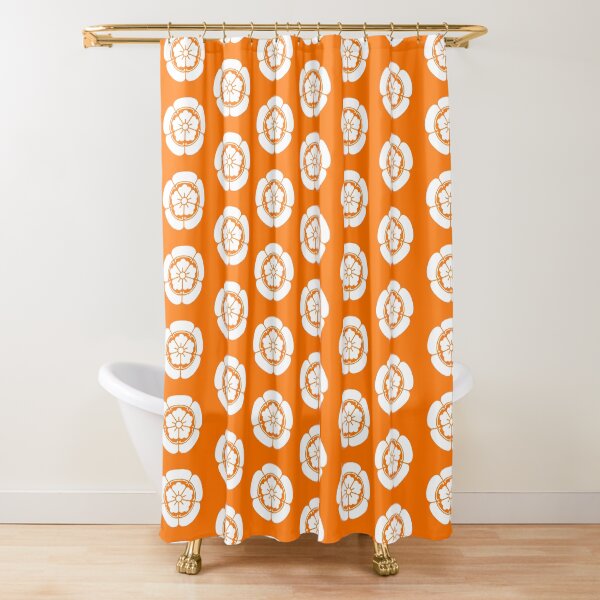 Item preview, Samurai Oda Mokko Nobunaga Oda Family Crest White Orange Tile / Japanese Crest  designed and sold by 戦国まーけっと SENGOKU MARKET.