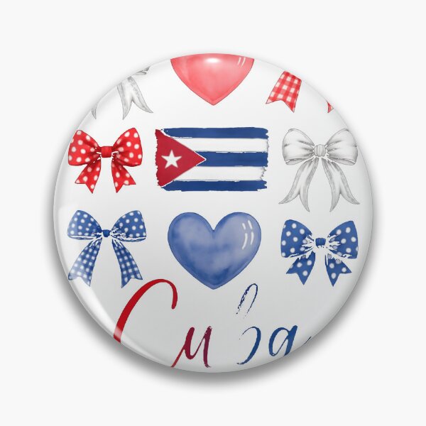 Item preview, Cuba Hispanic Heritage Month Bow Cuban Flag T-Shirt_88596149 designed and sold by Cafe18.