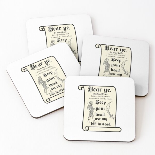 Item preview, Medieval anti litter designed and sold by -Archie Alexandre-.